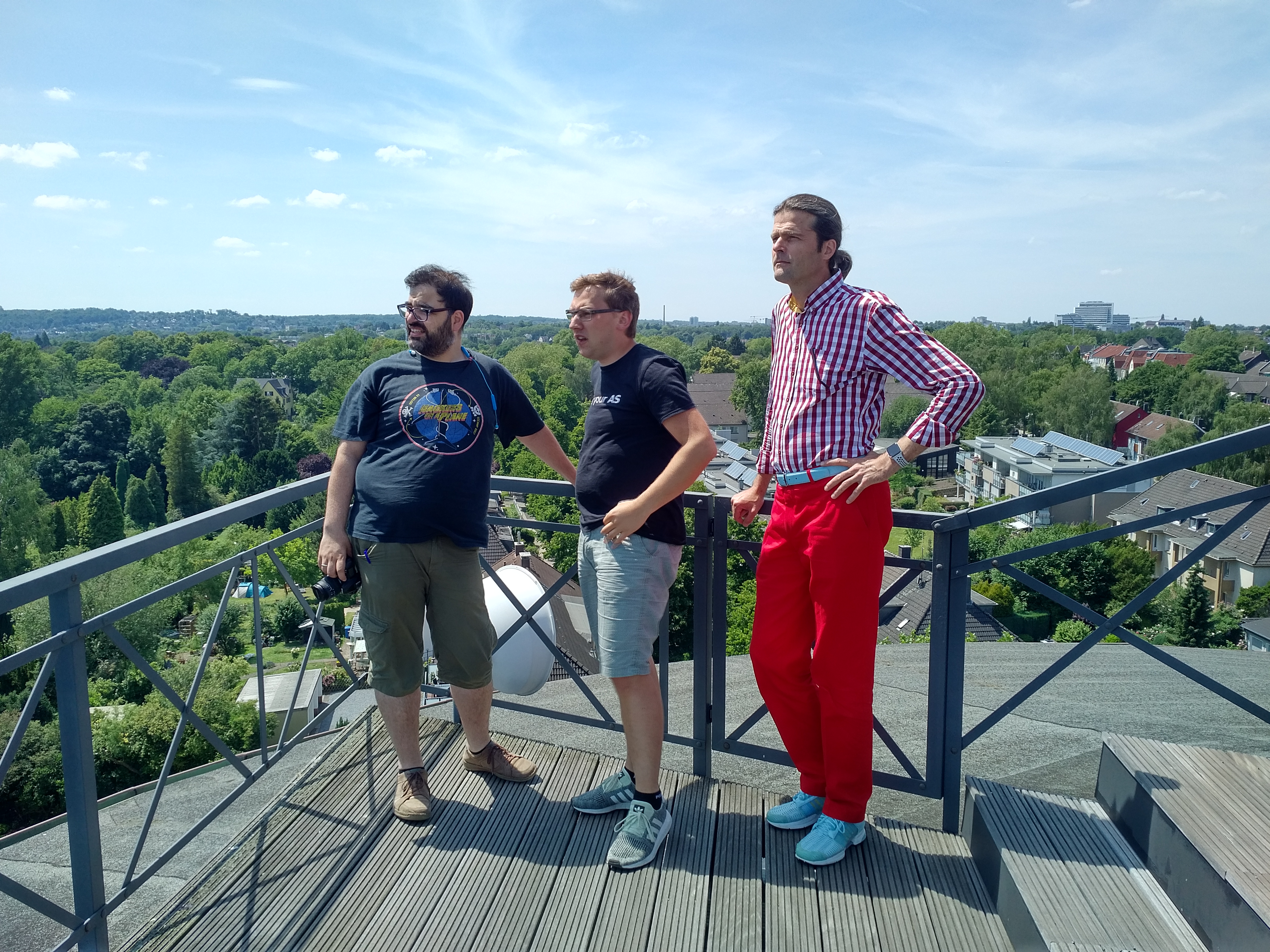 c´t Besuch im Mauve Turm